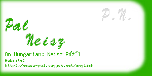 pal neisz business card